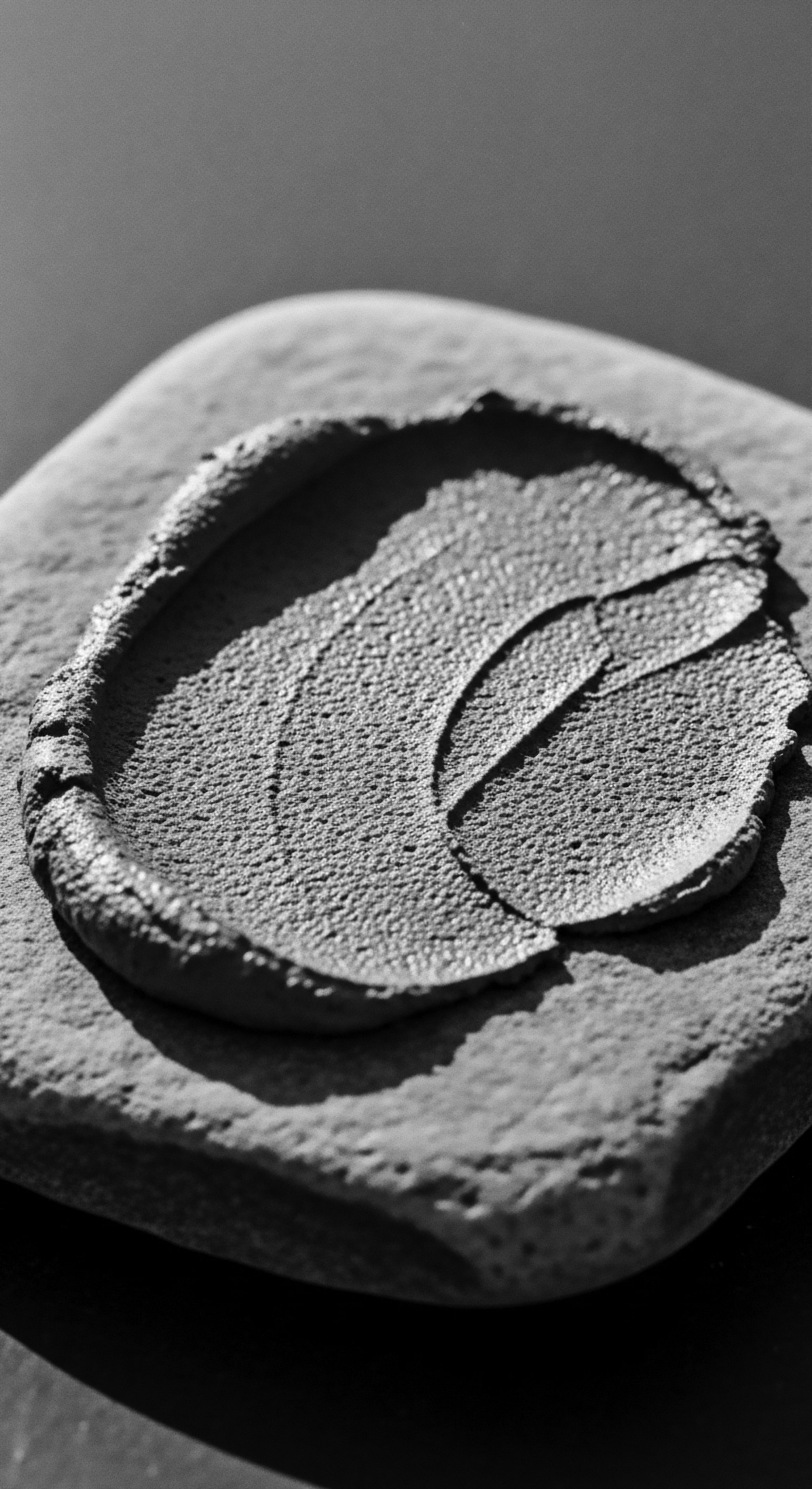 Artisanal Clay Mask Close-Up for Holistic Textured Hair Care Routine Granular clay, captured in stark monochrome, speaks to earth's embrace in holistic textured hair care rituals, echoing ancestral traditions in seeking natural ingredients. This close-up showcases a powerful formulation applied consciously for purification, nourishment, and revitalizing textured hair's inherent vitality.