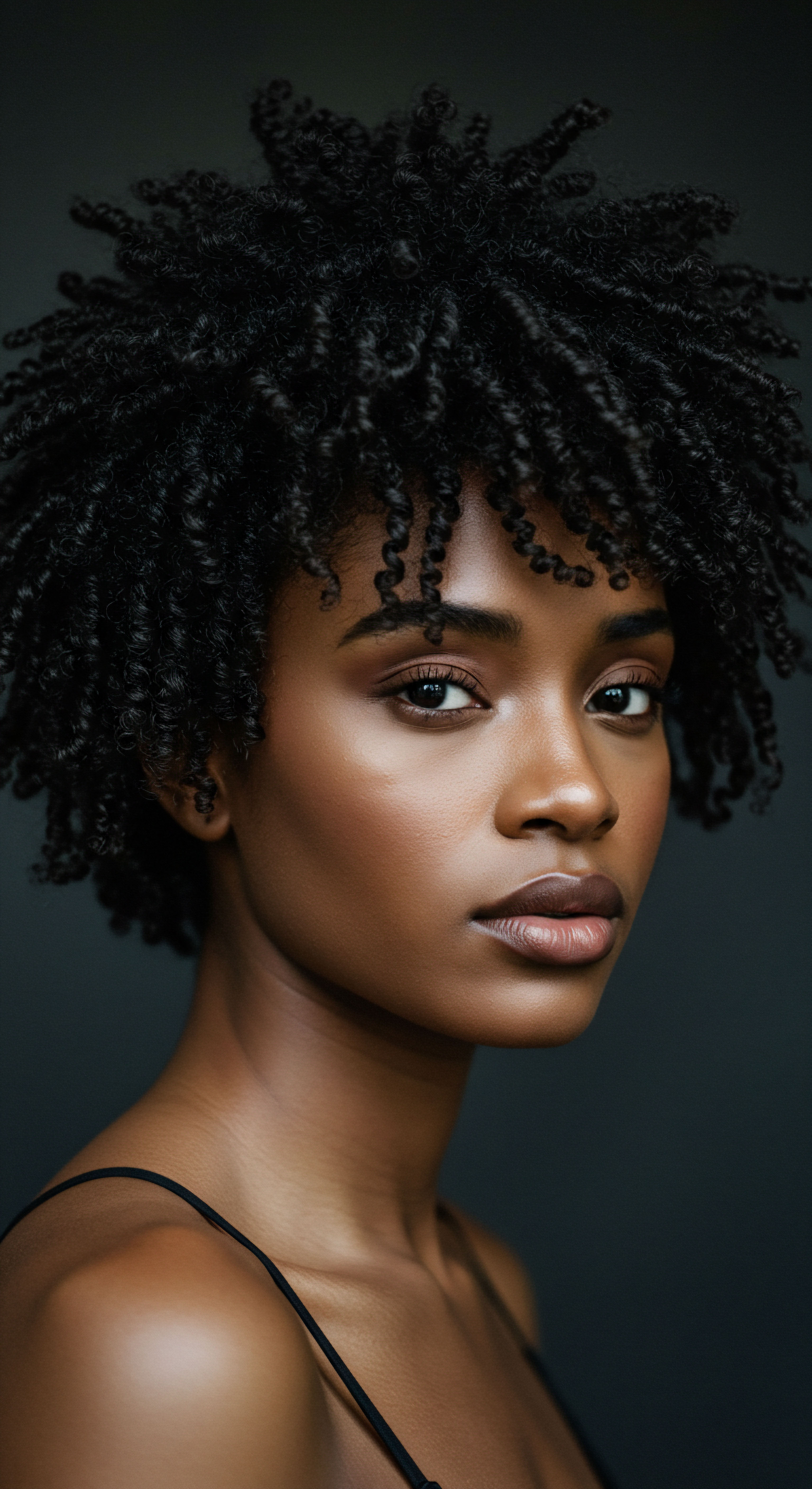 Celebrating Ancestral Coils Optimal Hydration Hair Heritage Natural Texture Radiance Witness the profound beauty of healthy, defined black coils. This vibrant natural texture showcases optimal porosity, high elasticity, and moisture retention through dedicated hair care. It honors ancestral heritage and resilience, empowering versatile styling for natural vitality and authentic self-expression.