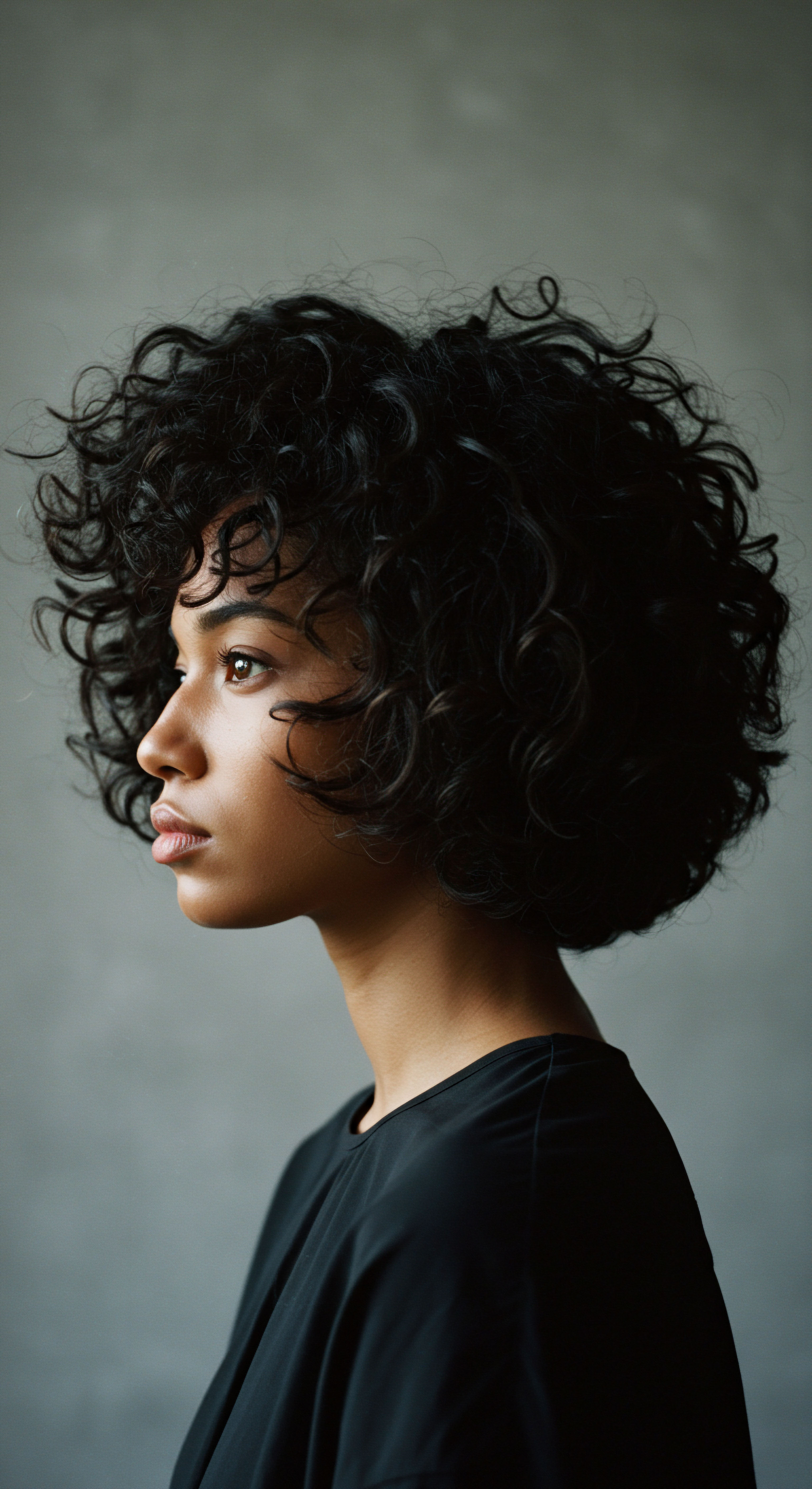 Celebrating Kinky Coil Pattern Definition Hair Wellness And Afro Textured Heritage A graceful profile captures magnificent, deep, voluminous coil texture, each spring exquisitely defined. This showcases exceptional multi-ethnic hair hydration, reflecting superior care and refined styling. It symbolizes the celebration of diverse Afro-textured hair beauty, resilience, and rich heritage passed down through generations.