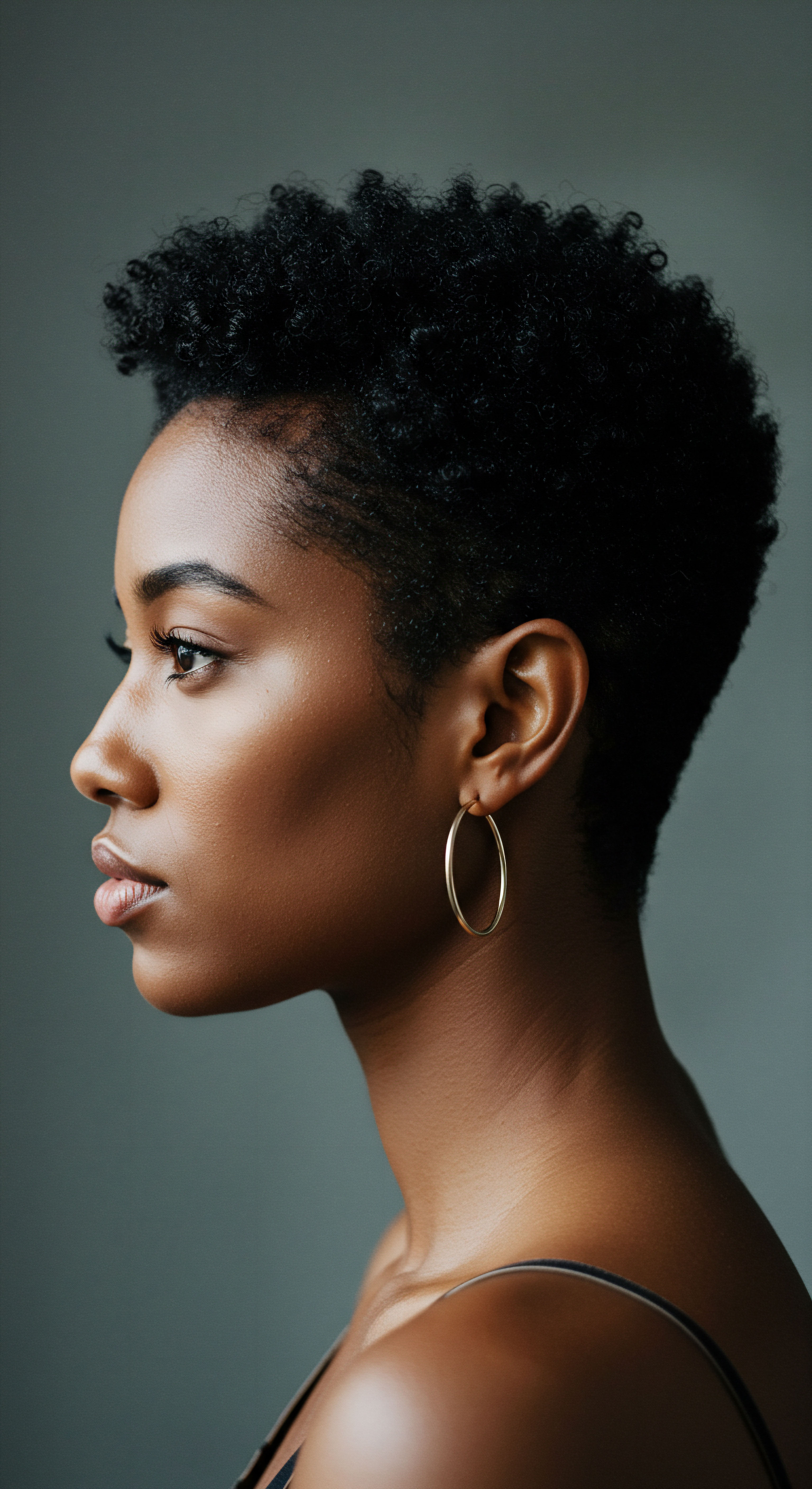 Embracing Coily Afro-Textured Hair Heritage Advanced Styling Regimen Embodying Roothea's vision, this profile highlights radiant Afro-textured hair, showcasing superb coily patterns and optimal definition achieved through meticulous deep hydration. It powerfully represents genetic heritage, dedicated protective styling, and holistic scalp health, underscoring true Black hair resilience.