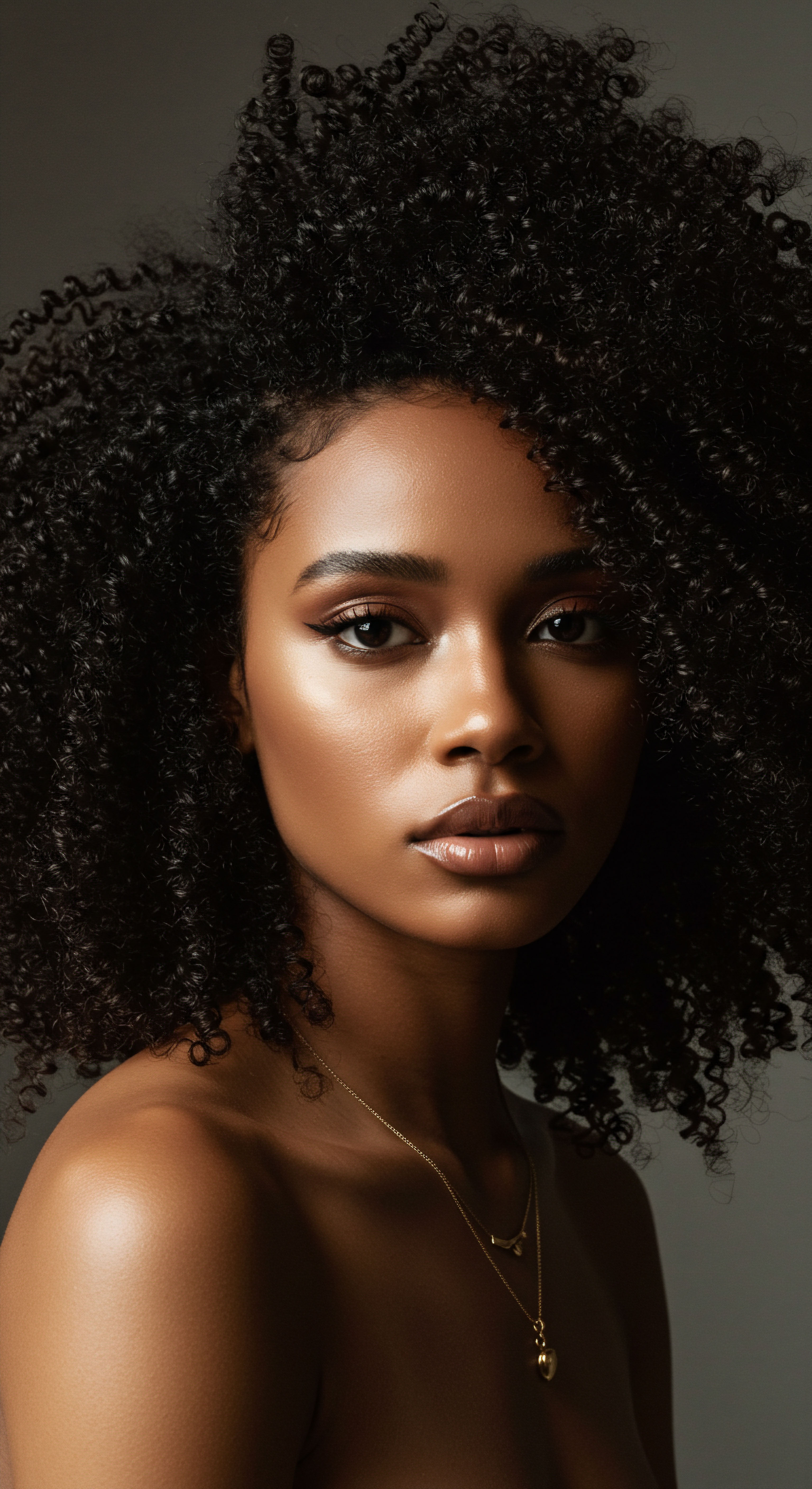 Radiant Afro-Textured Hair Showcasing Natural Coil Patterns and Deep Hydration Celebrating vibrant heritage, this portrait features stunning afro-textured coils thriving with deep hydration and dedicated hair care. Her Black hair exemplifies natural resilience and defined patterns, beautifully showcasing intentional styling that enhances its unique texture and healthy springs for melanin-rich beauty.